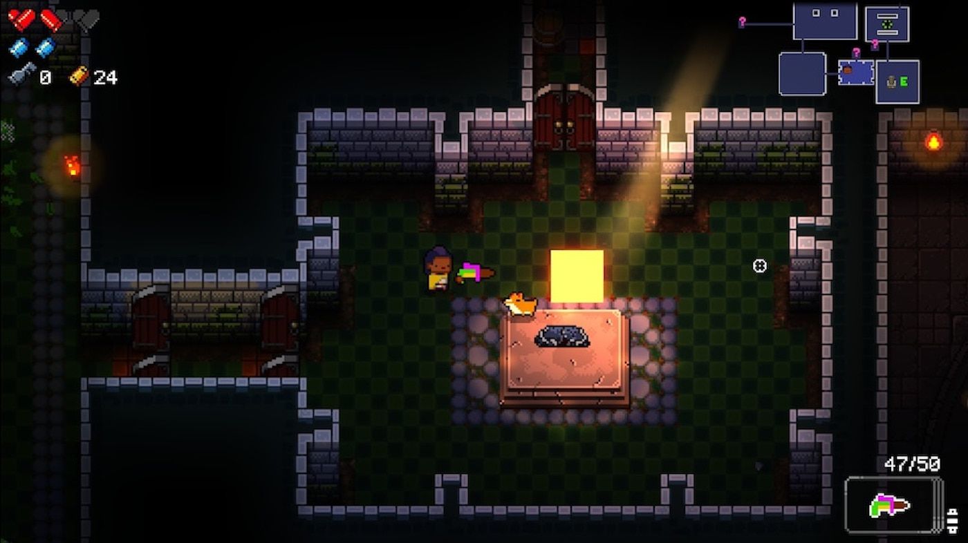 Quad Laser from Enter The Gungeon and Aqua Teen Hunger Force