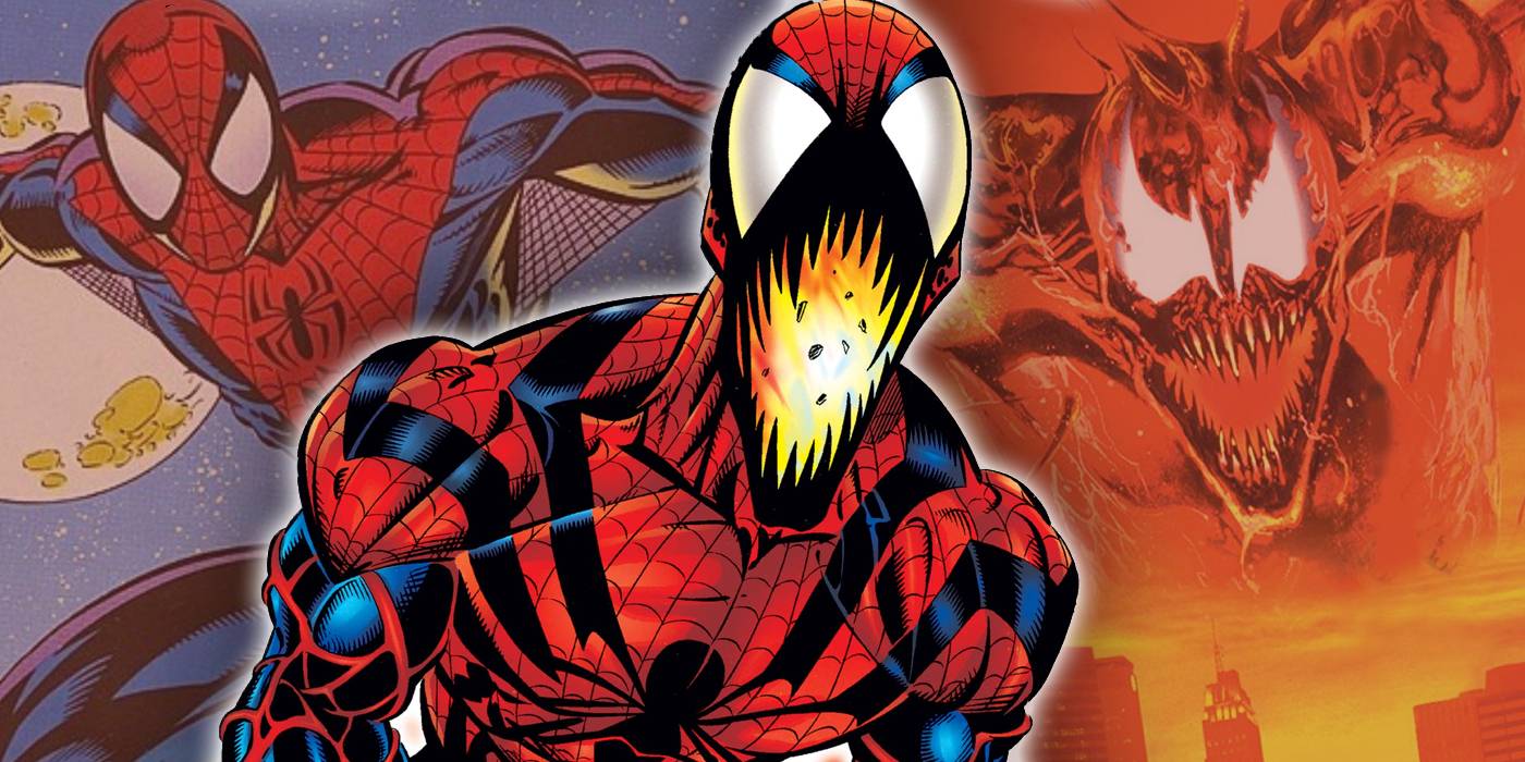 Spider man with carnage symbiote