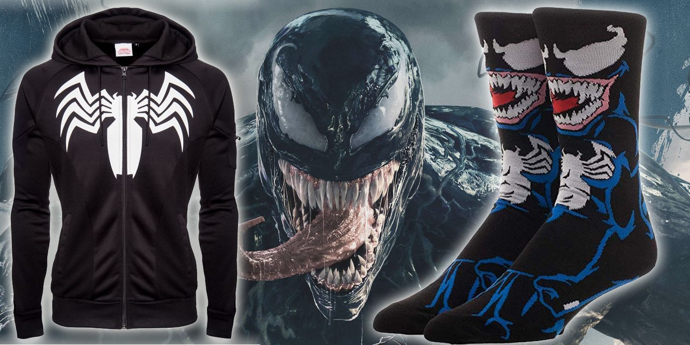 Bioworld Merchandising. Marvel Venom Carnage Crew Socks