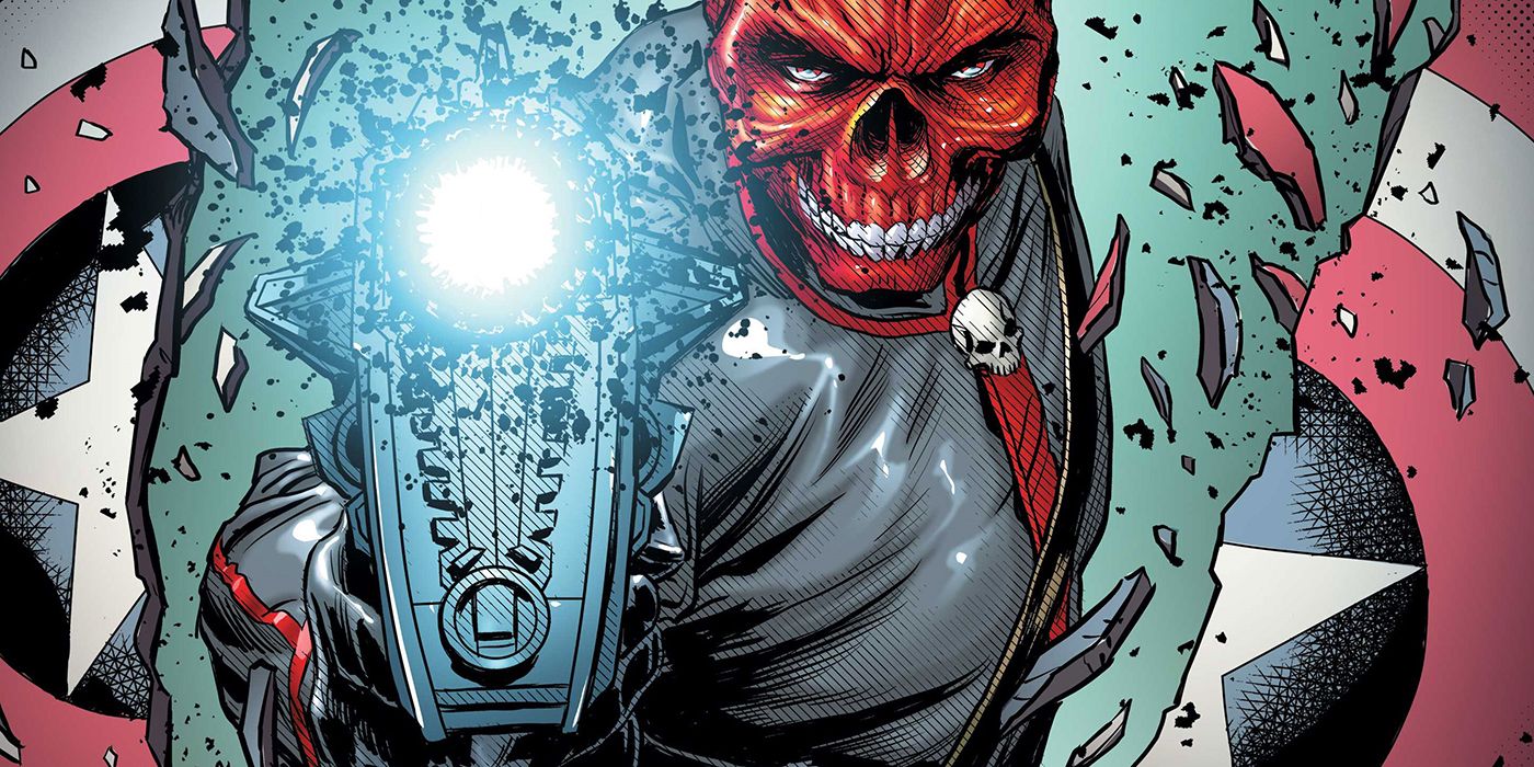 Red Skull Smashes Captain America's Shield