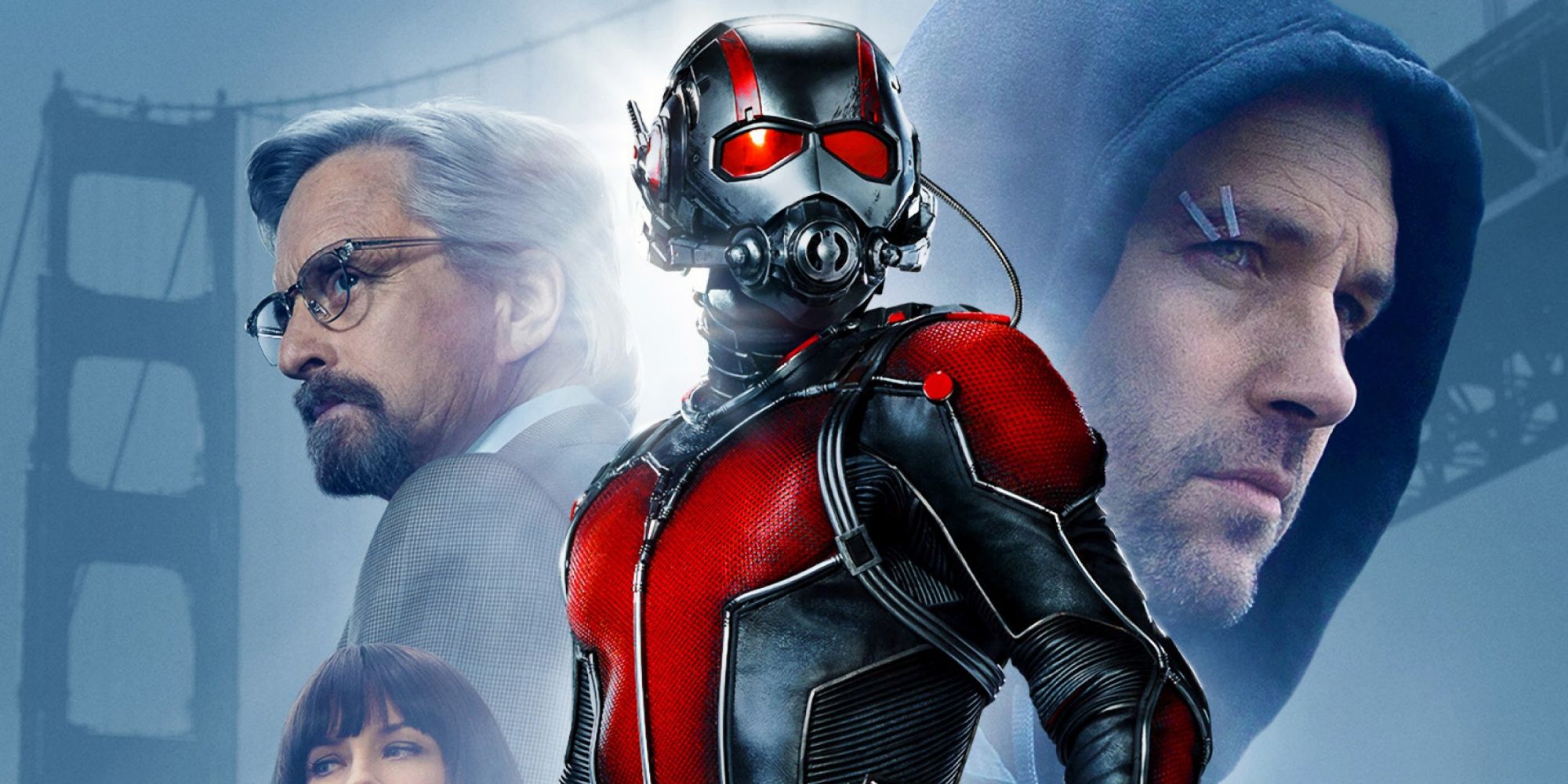 Ant-Man centering side by side images of Hank Pym and Scott Lang