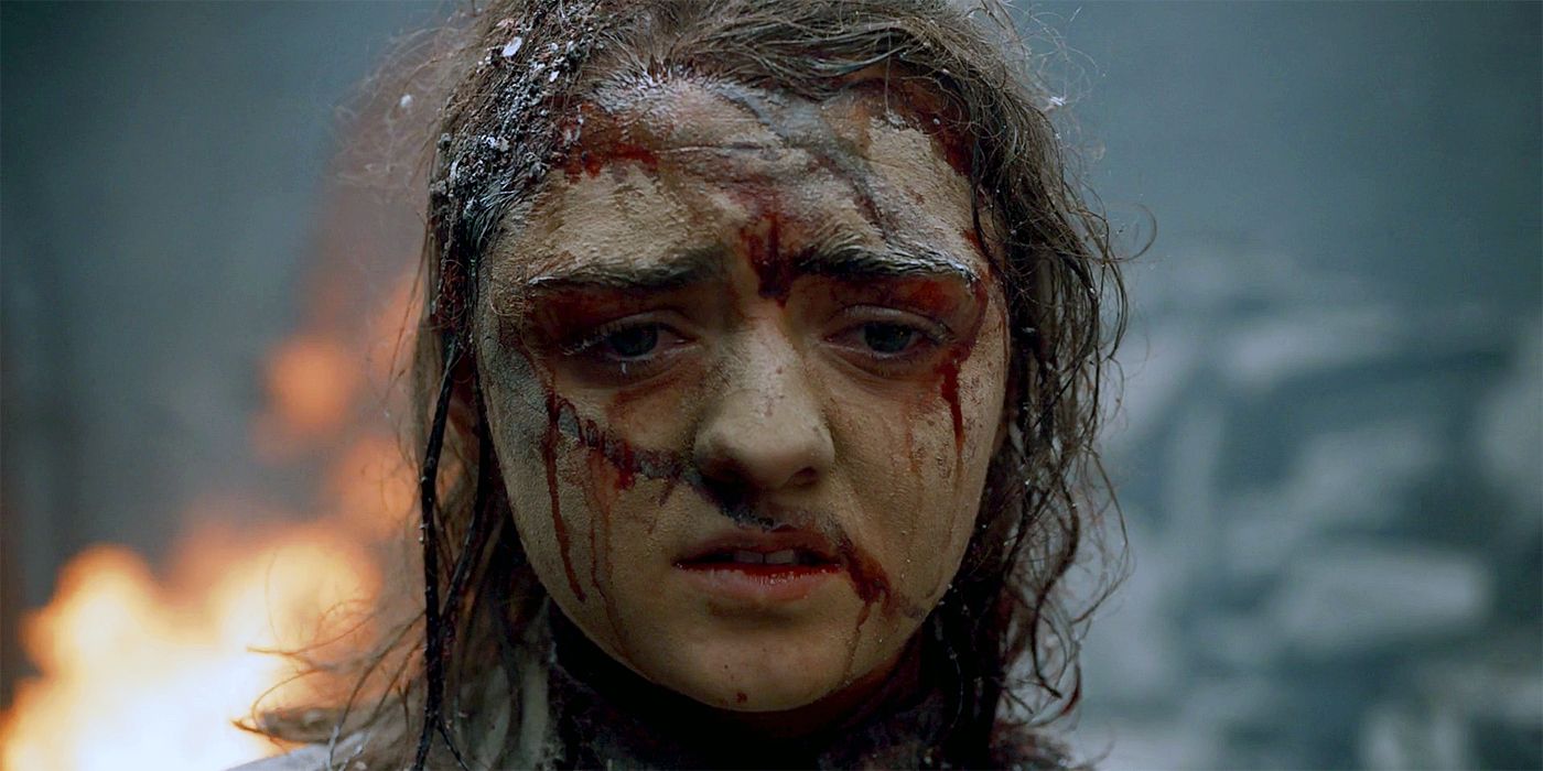 Arya in the Game of Thrones episode The Bells