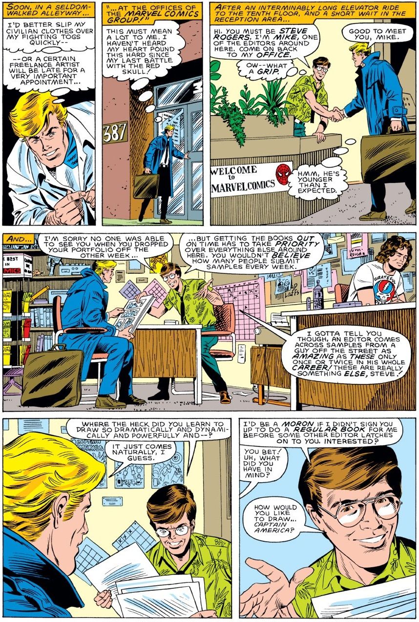 Как Капитан Америка стал художником комикса «Капитан Америка»