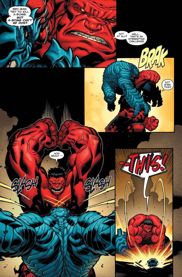 How Did Red Hulk Beat Up So Many Powerful People Cbr