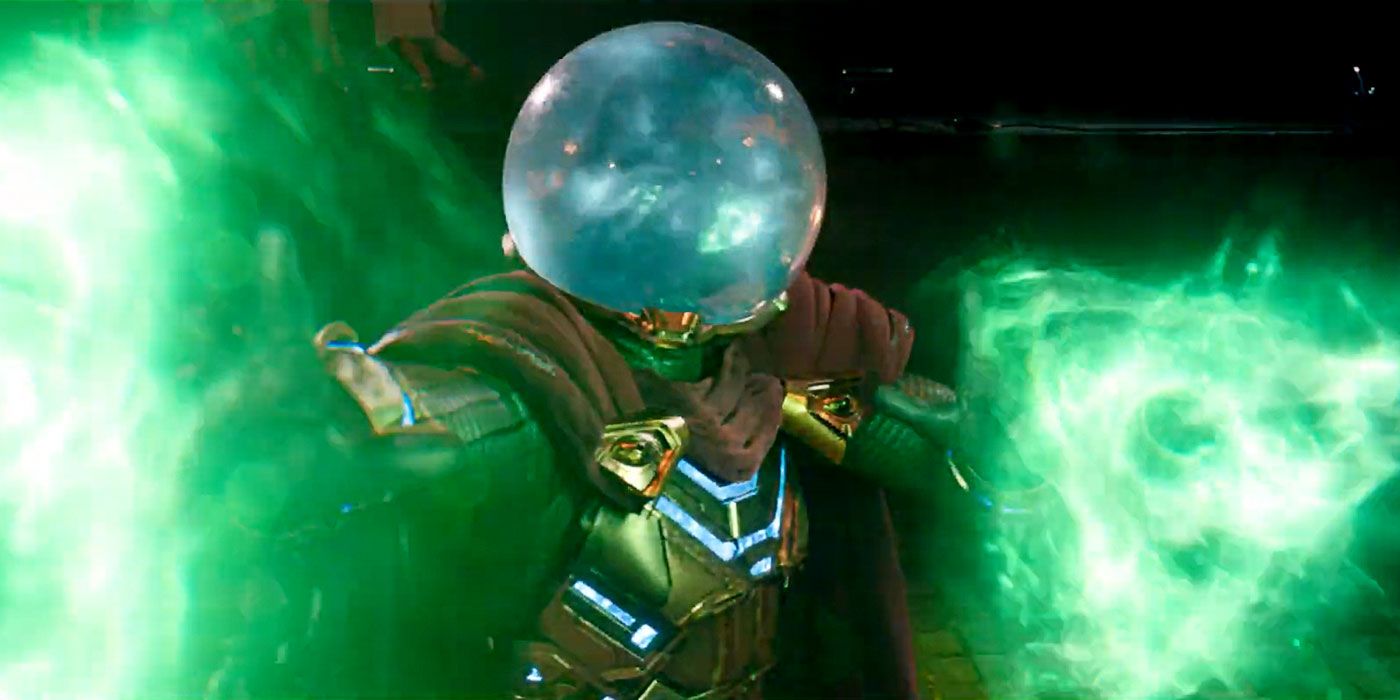 Mysterio casting an illusion in Spider-Man: Far From Home