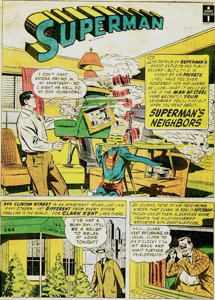 When Did We Learn the Address of Clark Kent's Apartment?