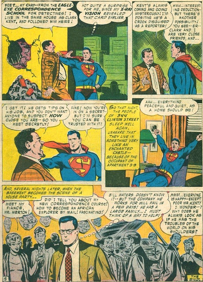 When Did We Learn the Address of Clark Kent's Apartment?