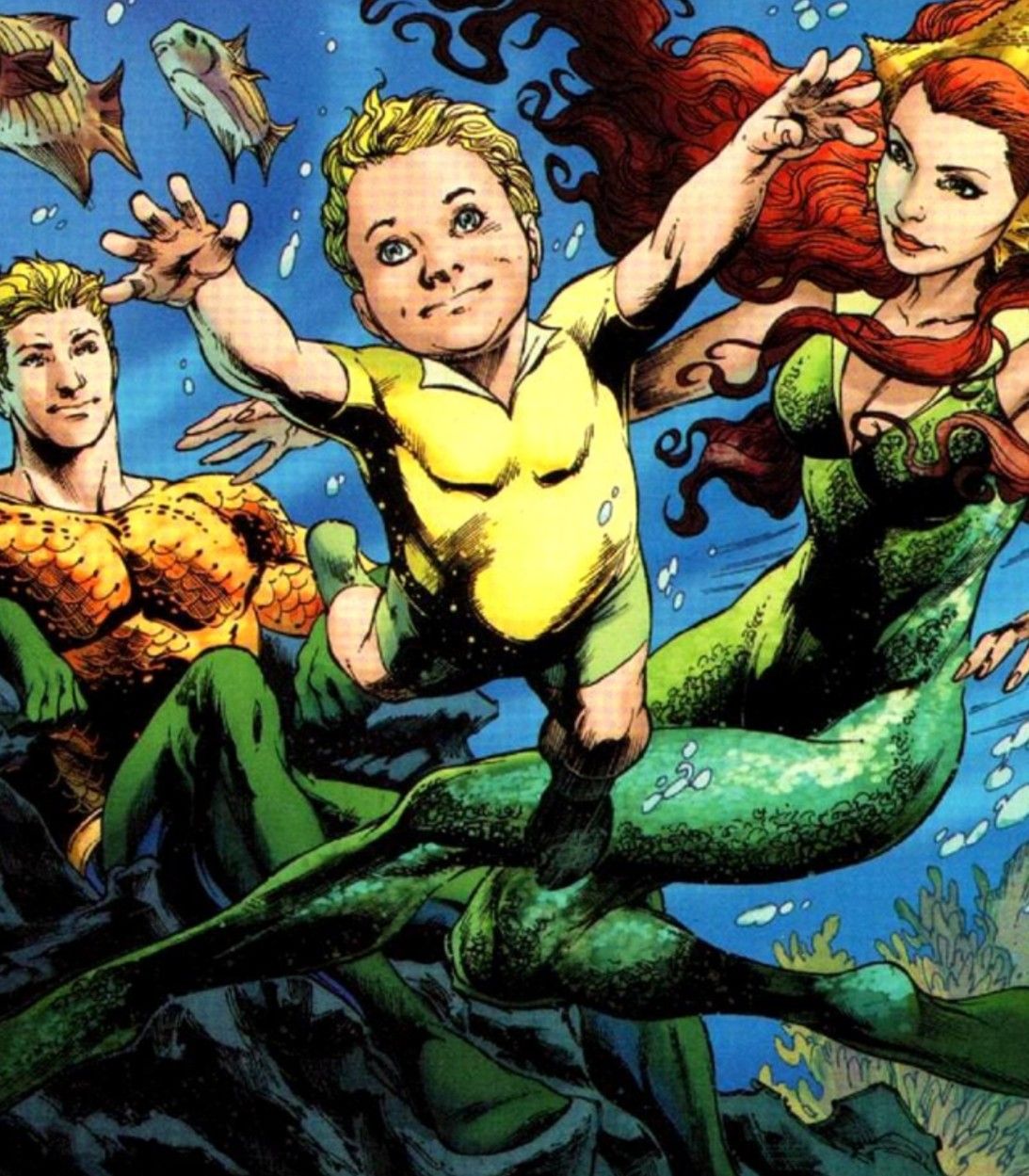 Aquaman Aquababy Mera DC Comics