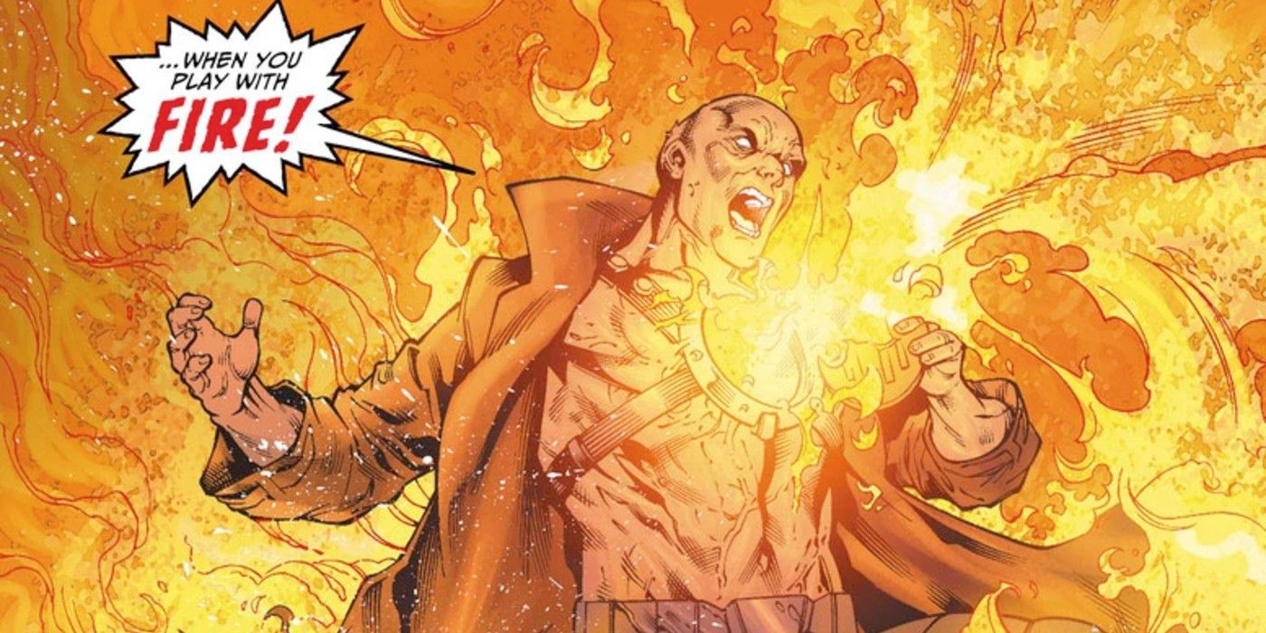 New 52 Heatwave unleashes fire from his chest