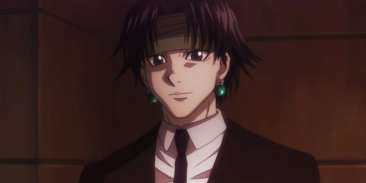 Chrollo Lucifer looking calm and relaxed in Hunter X Hunter