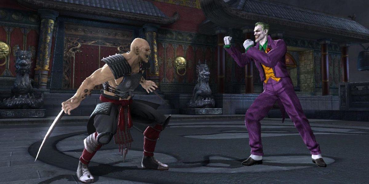 Mortal Kombat vs DC Universe gameplay featuring the Joker