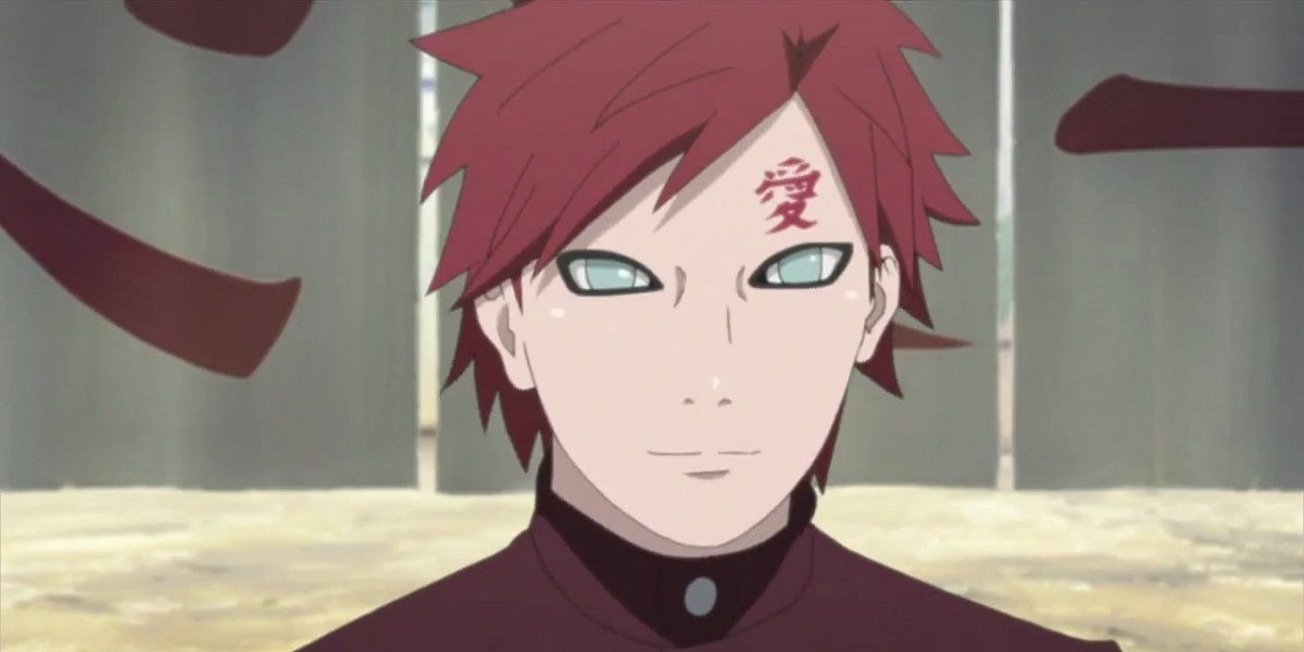 Gaara from Naruto: Shippuden.