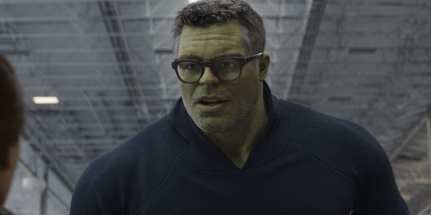 Professor Hulk played by Mark Ruffalo in Avengers Endgame