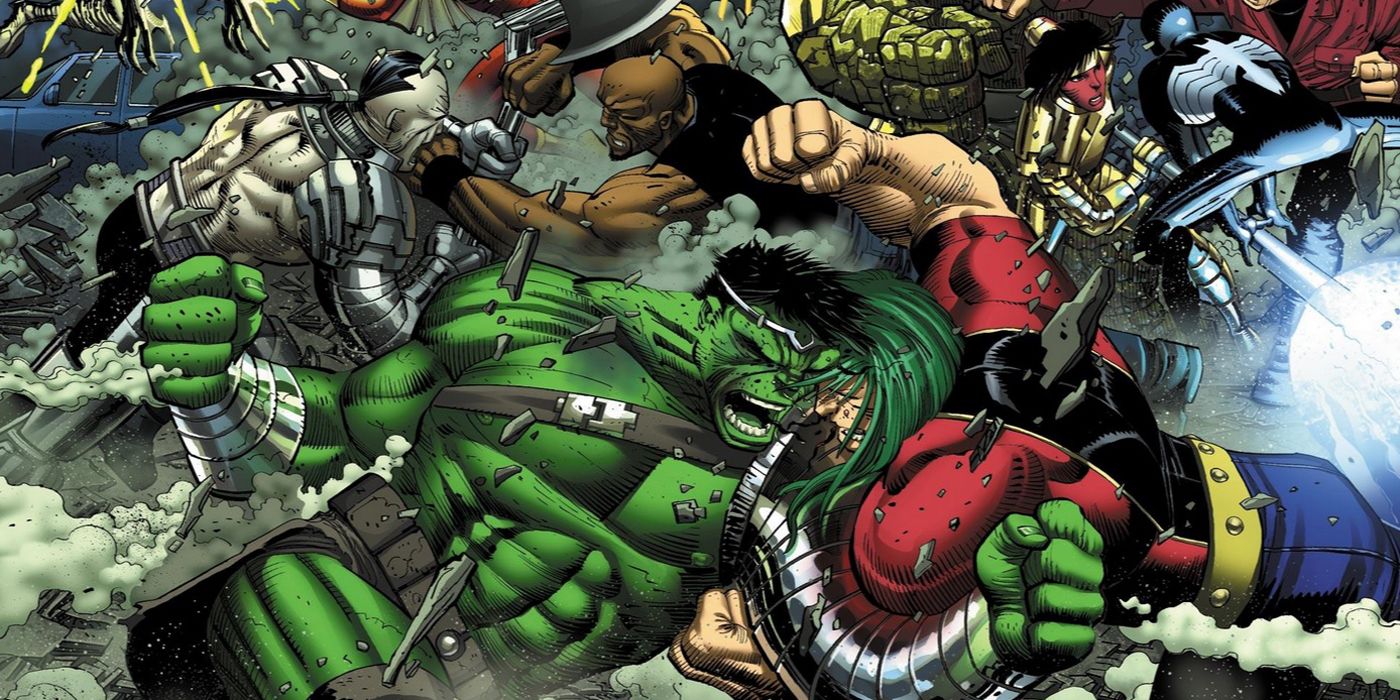 Hulk vs the Avengers in World War Hulk