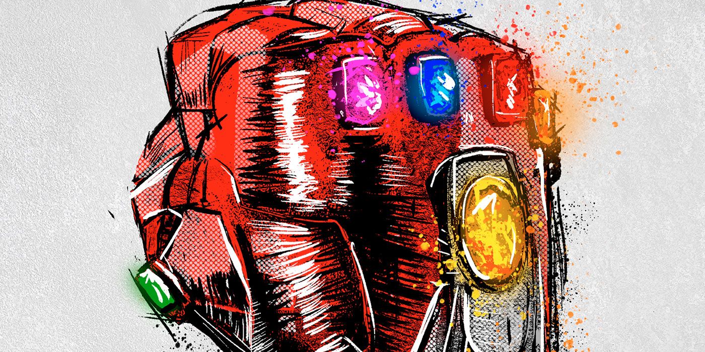 How to Draw the Infinity Gauntlet - YouTube