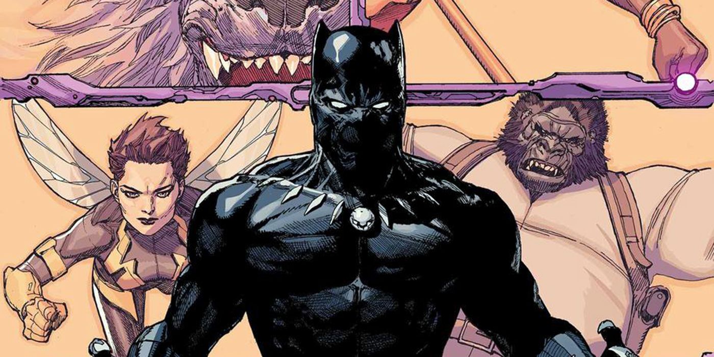 The Wasp, Black Panther and Gorilla-Man in Marvel Comics