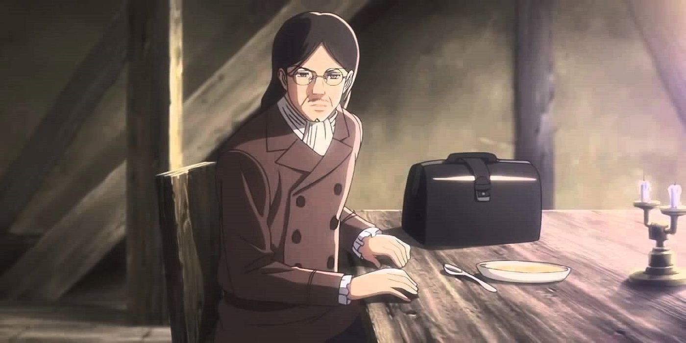 attack on titan grisha yeager at his desk