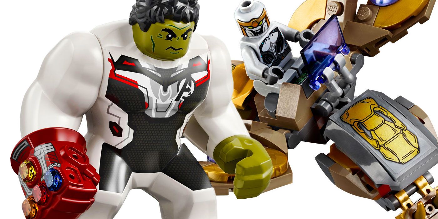 LEGO Avengers: Endgame Set with Man Infinity Gauntlet Hulk Minifig