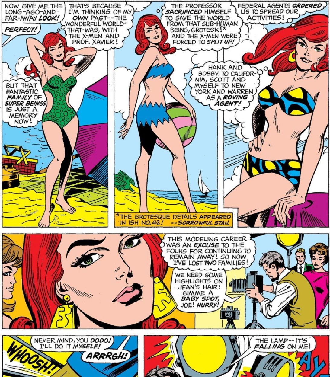 X-Men: Jean Grey's Short-Lived Career as a Bikini Model