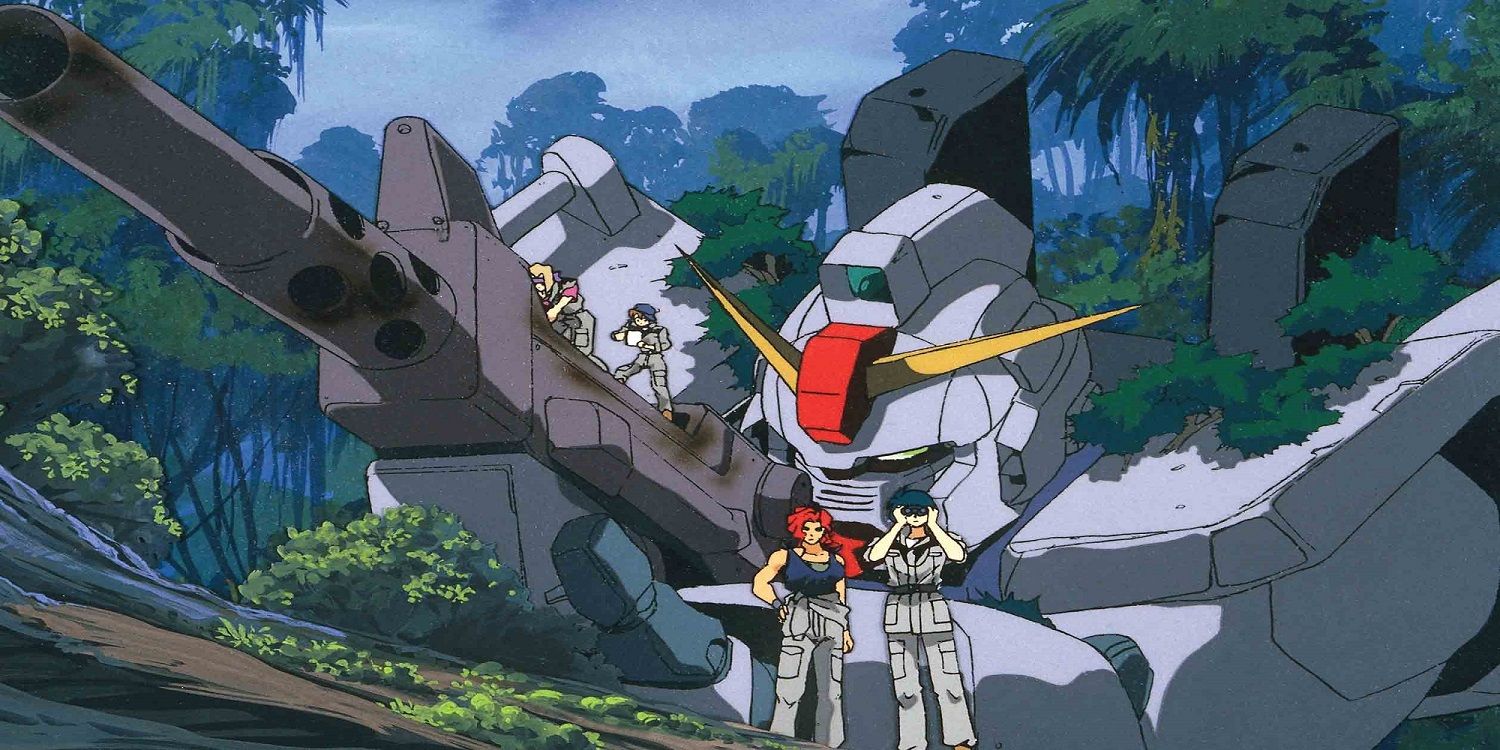 Mobile pilots in the jungle in 08th MS Team in Mobile Suit Gundam.