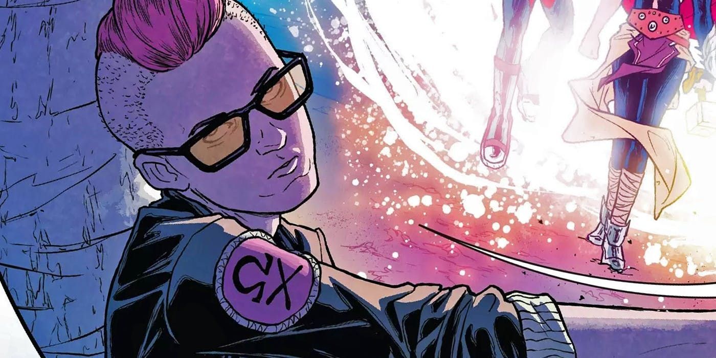 Quentin Quire throwing shade outside of a Krakoan portal