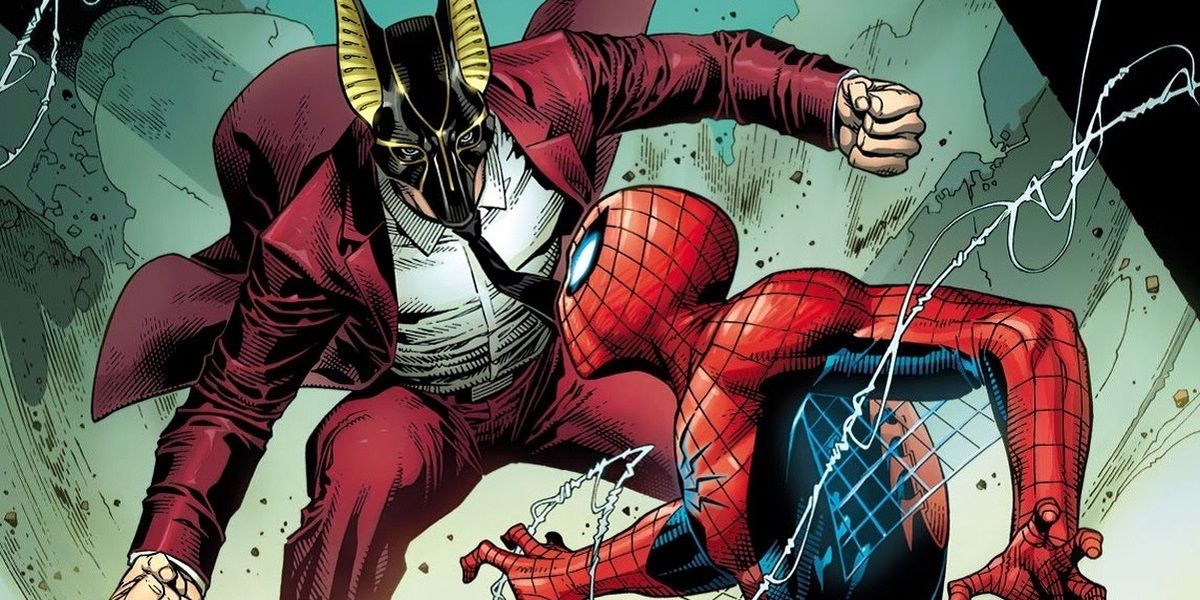 Spider-Man battles the new Jackal