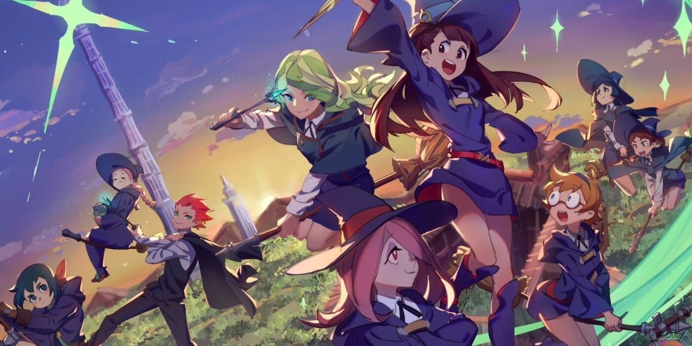 The Main Cast from Little Witch Academia