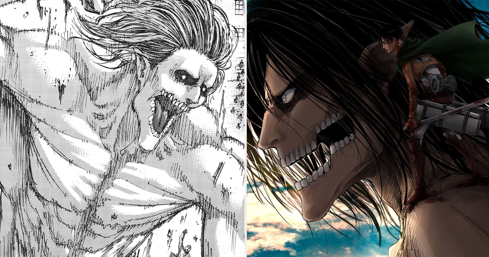 Snk Anime / Manga  Manga vs anime, Anime, Attack on titan