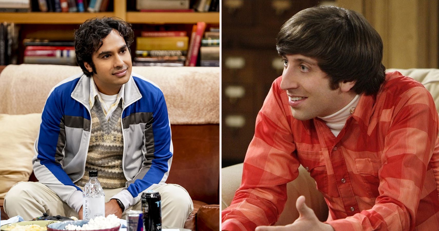 Raj and Howard from The Big Bang Theory