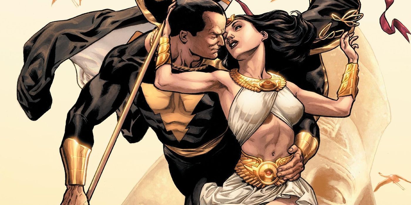 Black Adam and Isis form the Black Marvel Family