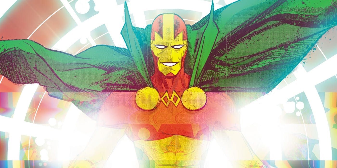 Mr Miracle emerges from a Boom Tube in DC Comics.