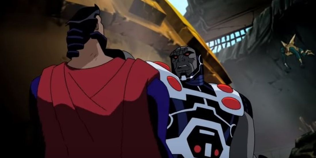 Darkseid VS Superman Justice League TAS