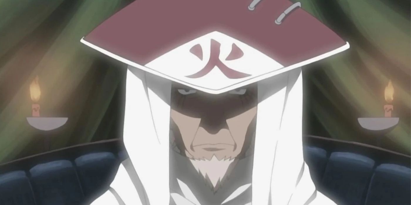 Image of Hiruzen Sarutobi from Naruto.