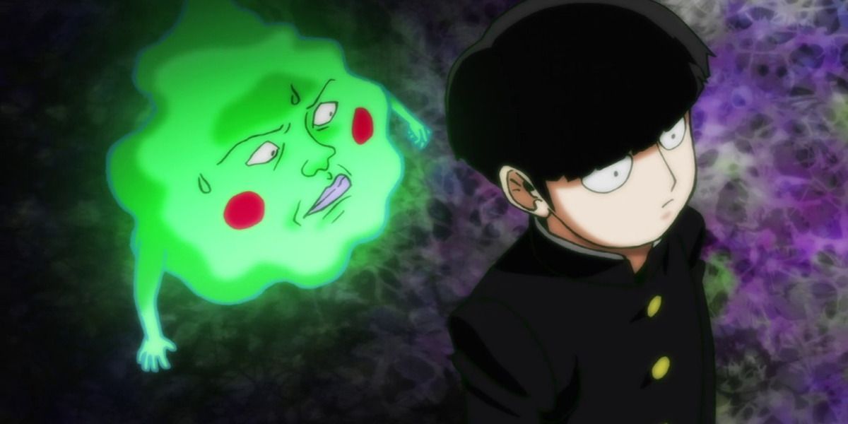 Dimple lurking in Mob Psycho 100