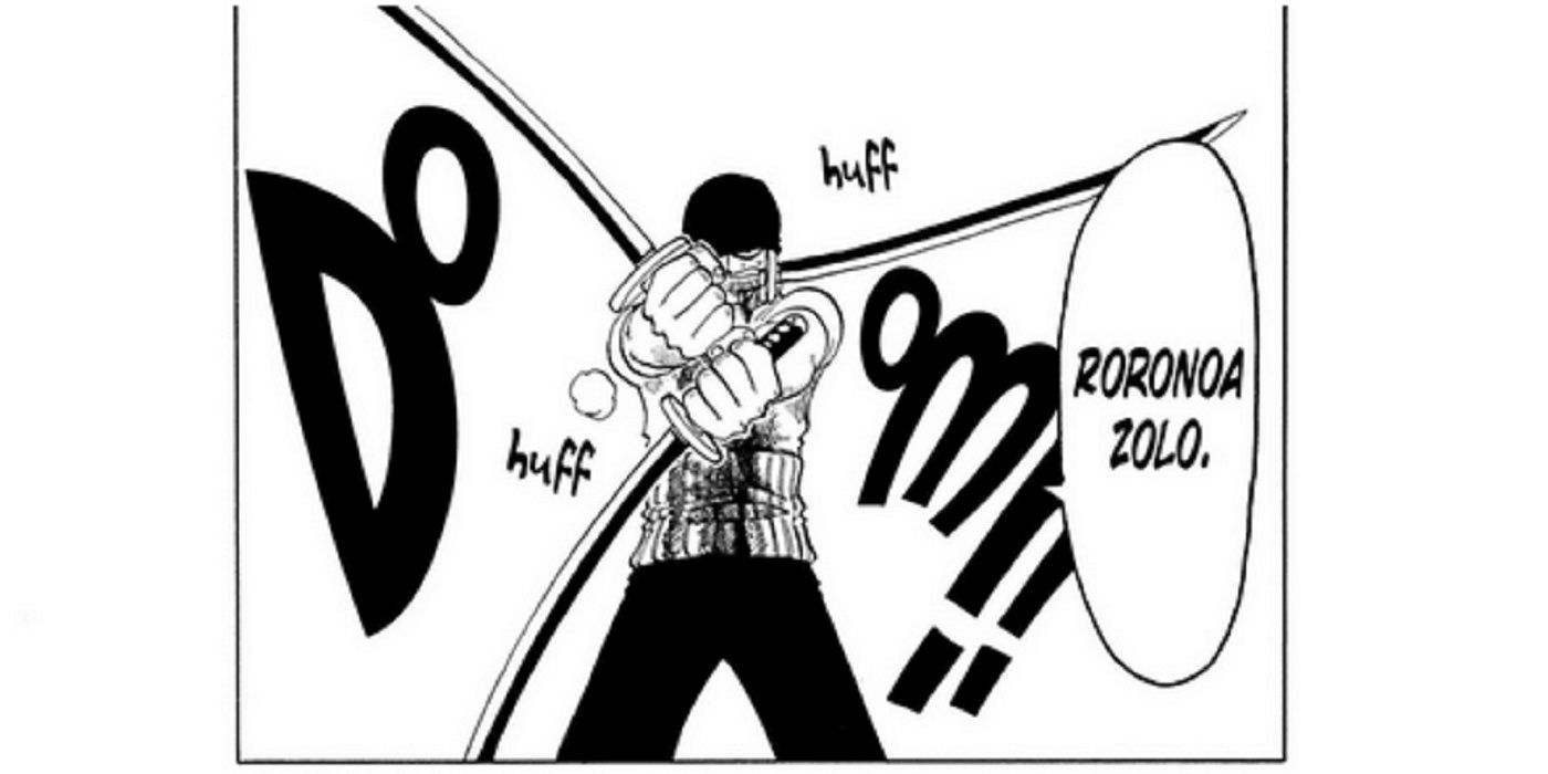 Roronoa Zoro featured in a panel that says his name is &quot;Roronoa Zolo&quot;