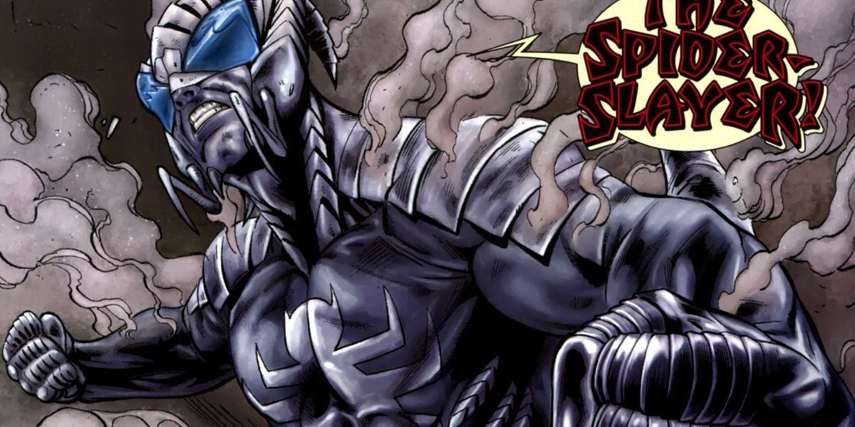 Alistair Smythe as the Ultimate Spider-Slayer from Marvel Comics.