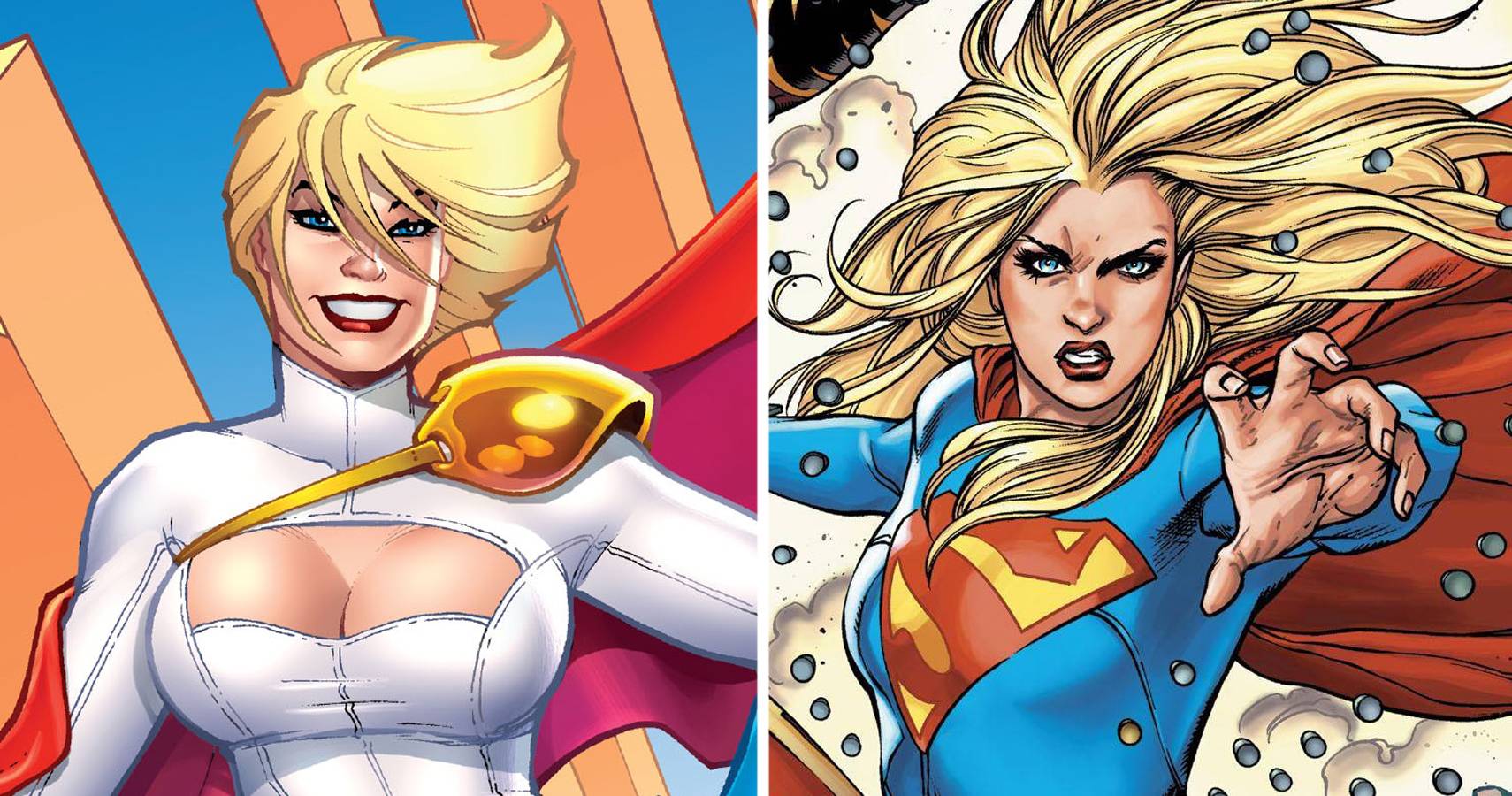 Supergirl and powergirl