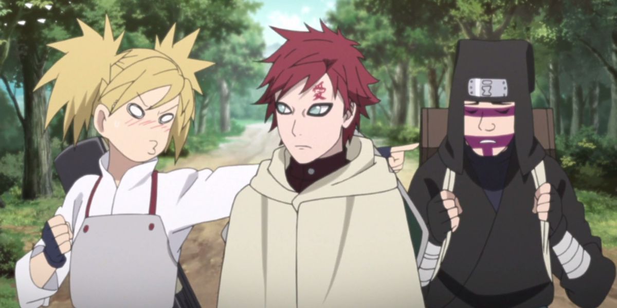 Temari, Gaara, and Kankuro