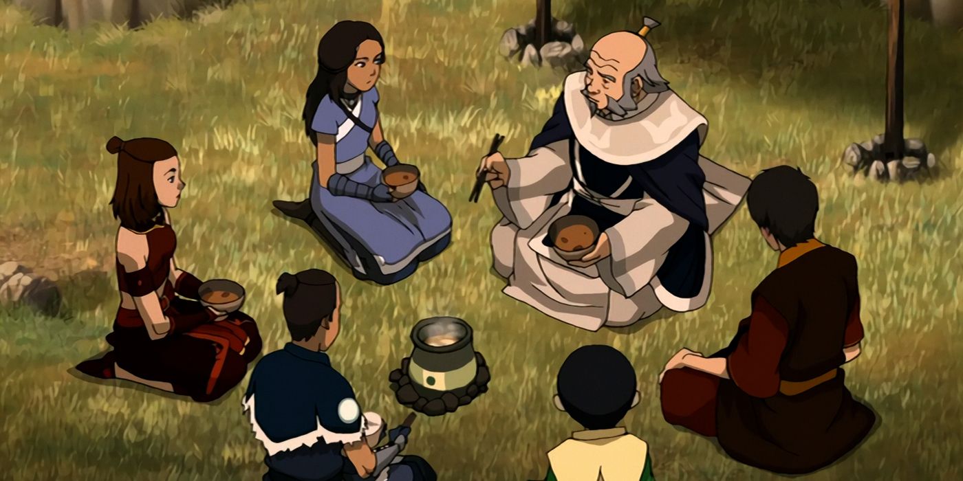Uncle Iroh and Team Avatar