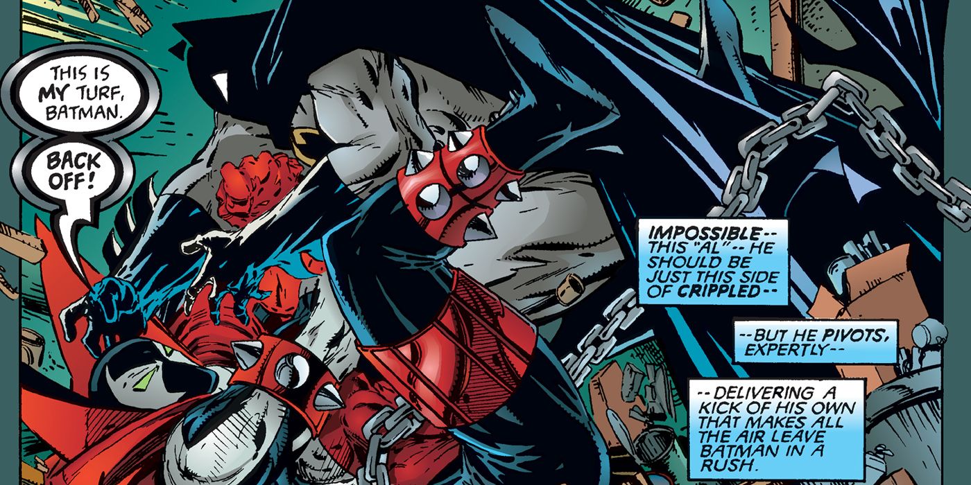 batman vs spawn comic