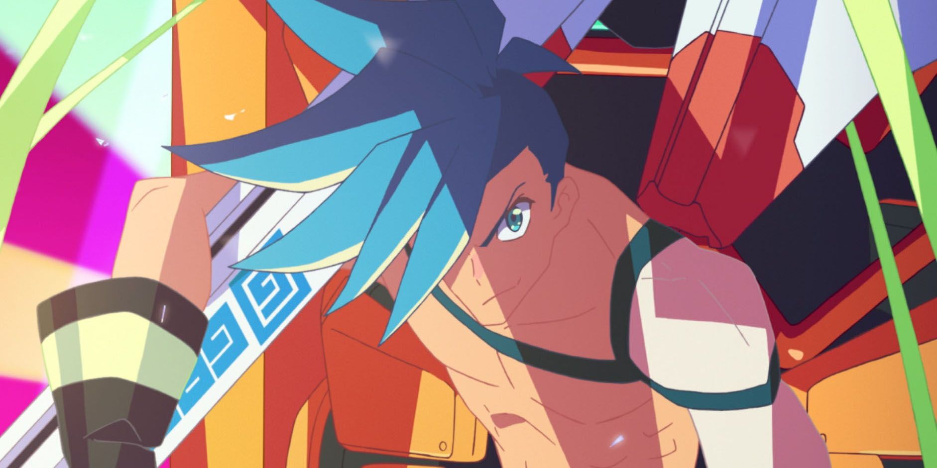 Galo Tymos ready for action in Promare.