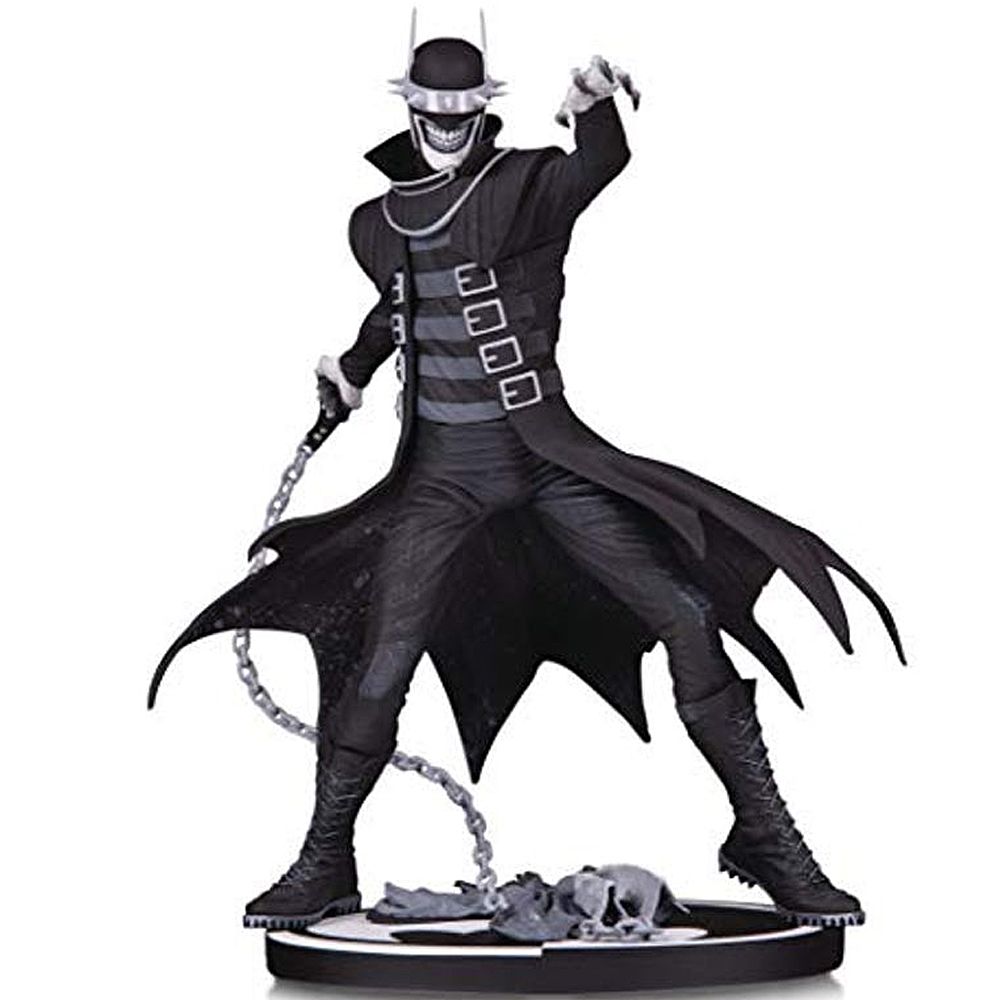 Batman Who Laughs Black White Statue