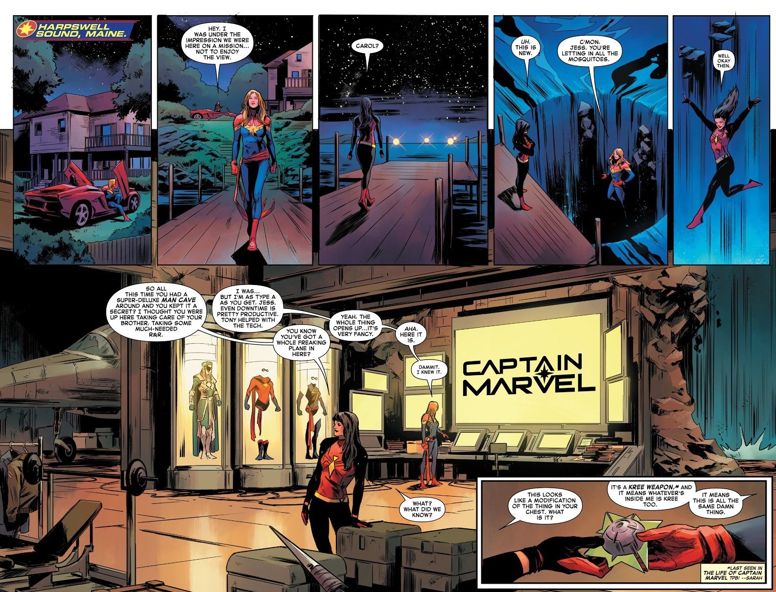 Captain Marvel 9 underground base