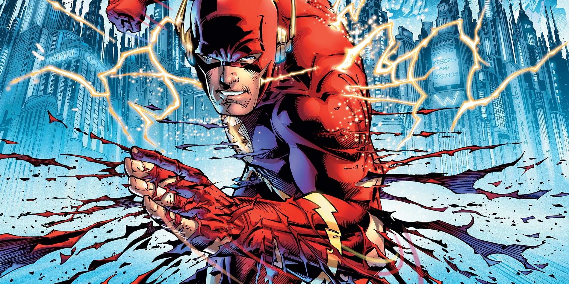 The Flash Running Back In Time To Create Flashpoint