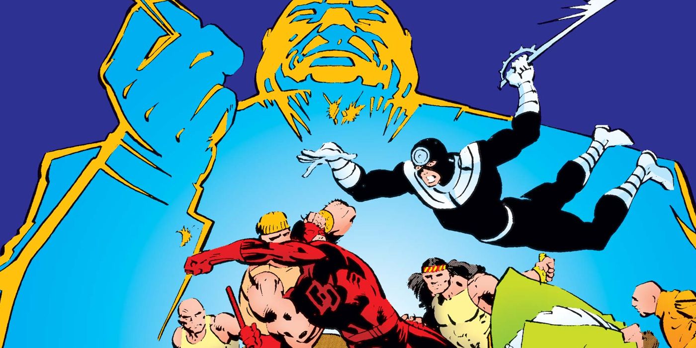 Daredevil, Kingpin and Bullseye during the Gang War storyline