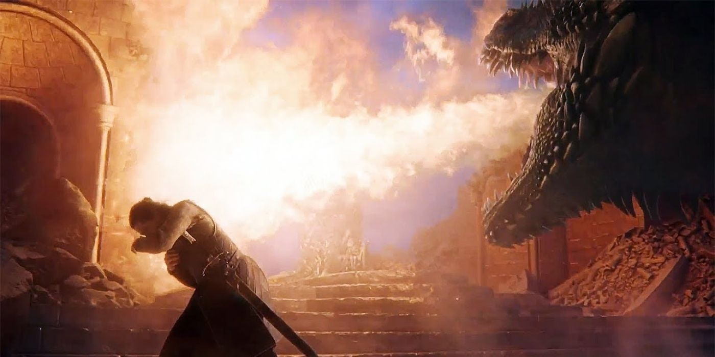 Game-of-Thrones-Jon-Snow-Drogon-Iron-Throne-Burning