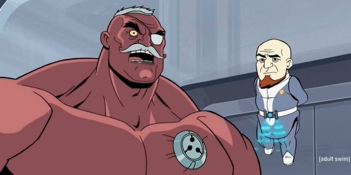 General Treister as a red hulk-like monster in Venture Brothers