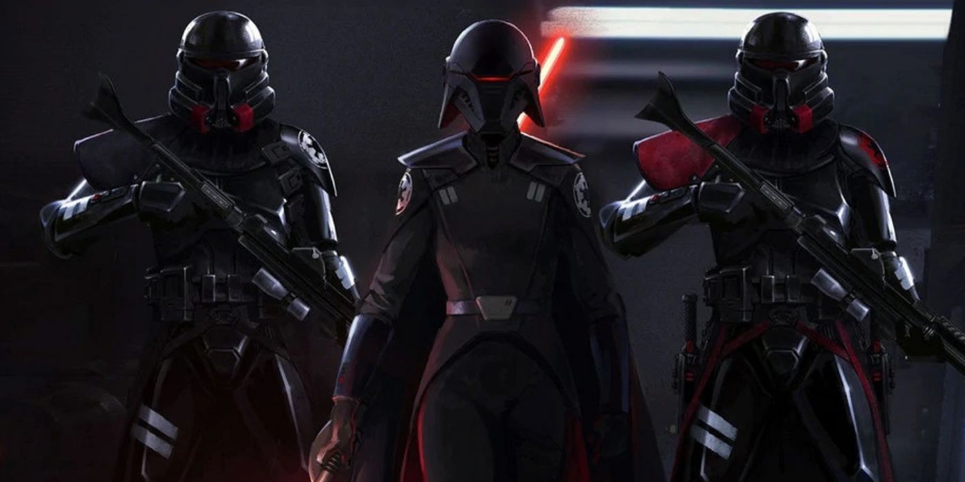 Seventh Sister leads Stormtroopers in Star Wars: Jedi Fallen Order