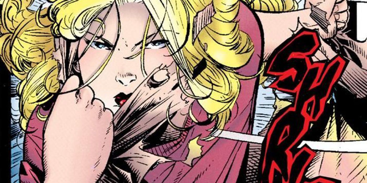 Husk pulls off her skin in Marvel Comics
