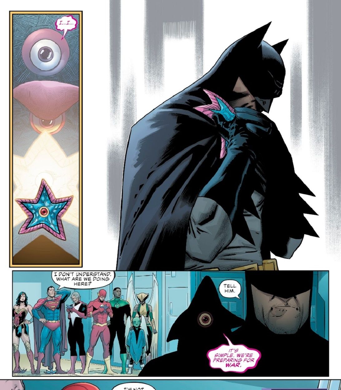 Justice League Jarro Batman hug 1093